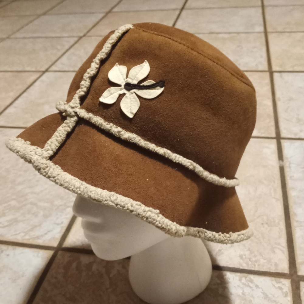 Shred Alert Brown Fleece Lined Bucket Hat